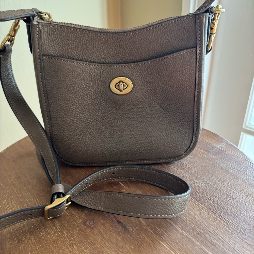 Coach Pebble Leather Chaise Crossbody